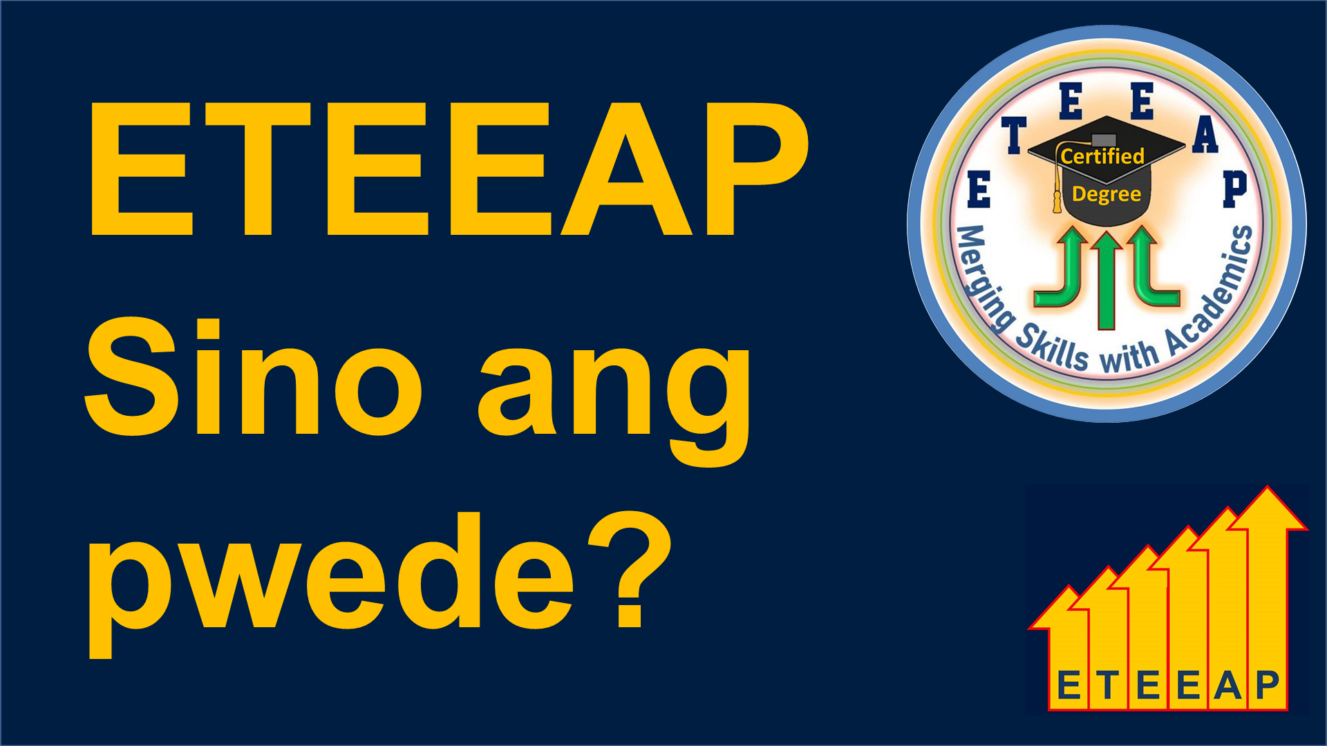 Sino ang Pwede sa ETEEAP?